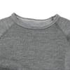 Mochihada Mochijoy Crew Neck Long Sleeve Shirt Thin and Slightly Thick Mesh Gray Innerwear Warm Winter Wear Winter Wear Motorcycle Fishing Golf