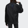 Adidas Originals Cny Spring Festival Logo Print Zipper Pilot Jacket Women Jacket Black HD0346