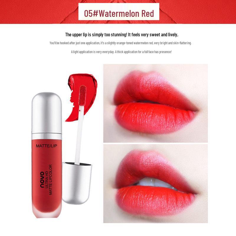 Velvet Matte Moisturizing Lip Glaze: Daily Nude, Pink, & True Red Shades