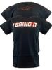 The Rock I Bring It Dwayne Johnson T-shirt Noir 100% Coton pour Homme Hauts pour Homme