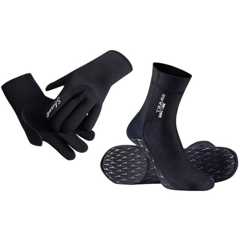 SBART 3mm Anti-slip Diving Gloves & Socks Set