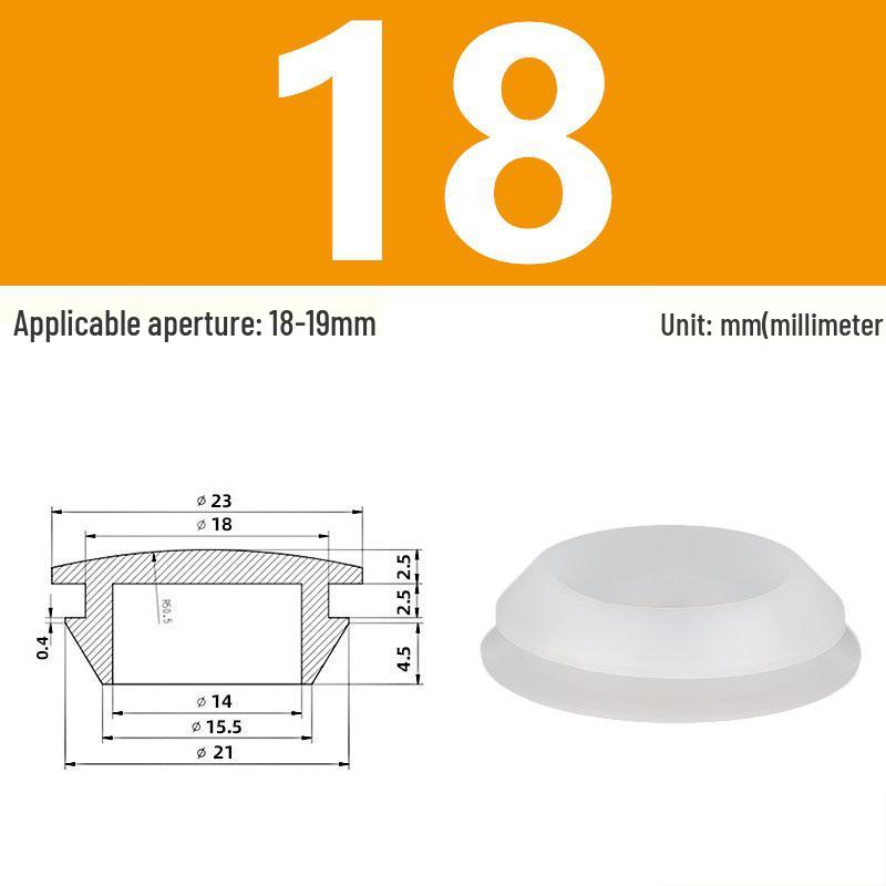 High-Temp Resistant Silicone Rubber Stopper with Card Slot Sealing Cap