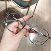 Transparent Computer Glasses Frame Women And Men Anti Blue Light Round Eyeglasses Blackout Glasses Optical Glasses Lenses