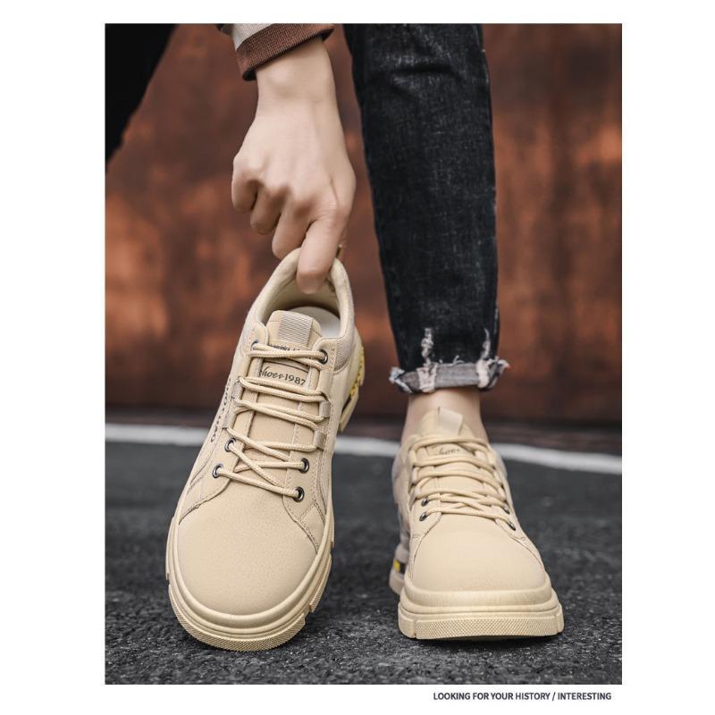 Korean Style Comfortable Wear Resistant Casual Work Labor Protection Men S Board Shoes
