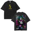 T-shirt Anime Grafica Vintage Rebecca Cyberpunk Edgerunners