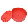 Fryer Silicone Pot Basket Liner Replacement for More Than 7.5in Fryer Accessories Red
