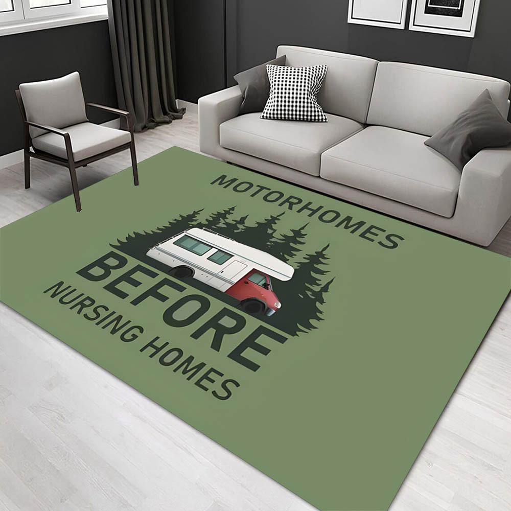 

1pc 1195789258Pattern Carpet, Area Rug For Living Room Bedroom Room Bed Chair Laundry Entryway Corridor Yard Non-slip Outdoor Camping Rug Fl 60cm by 90cm