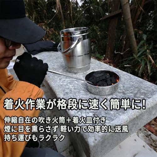 XIIWAJO Vacuum Insulated Fire Extinguisher with Burn Prevention Design! Also a Fire Starter and Fire Extinguisher. A Top-rated Fire Extinguisher, Perf