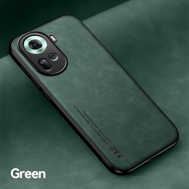 Shockproof Case for OPPO Reno 11 Pro 5G Reno 10 Pro Plus 8 8T Plus Protective Cover Magnetic Car Holder Phone Coque Fundas Capa