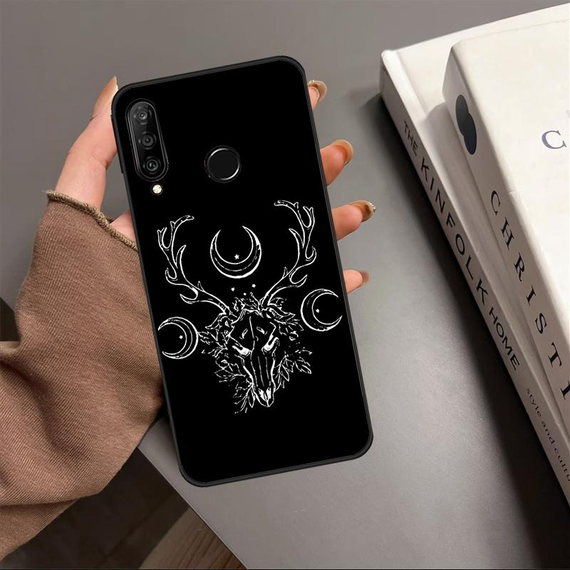 Witchcraft Occult Pentagram For Huawei Nova Y73 Y91 Y61 Y72 Y70 Y90 Y60 3i 7i 8i 11 12i 9 10 SE P20 P30 Pro P40 Lite Case