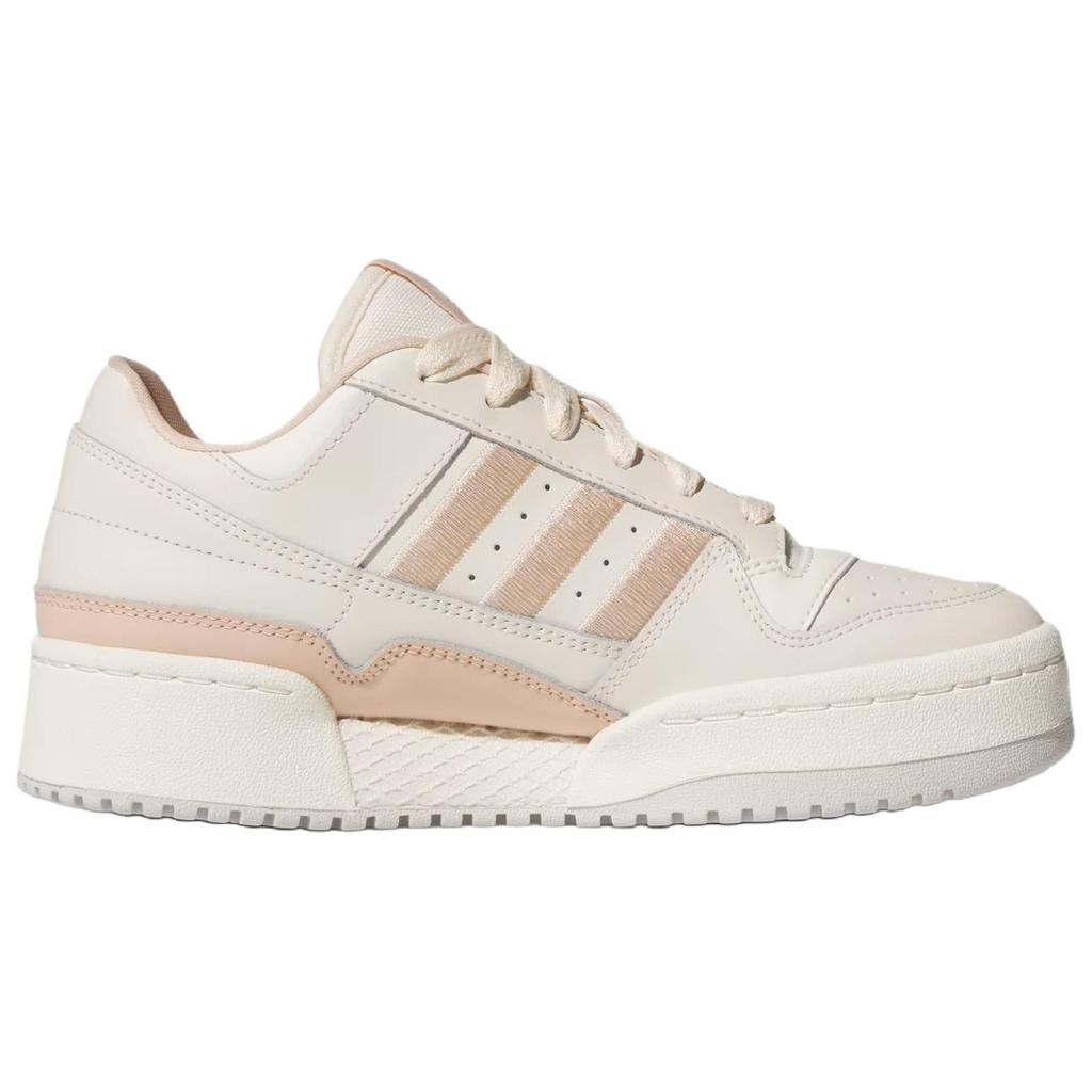 Adidas Originals FORUM BOLD STRIPES Skateboard Shoes Women's Ecru JP9038