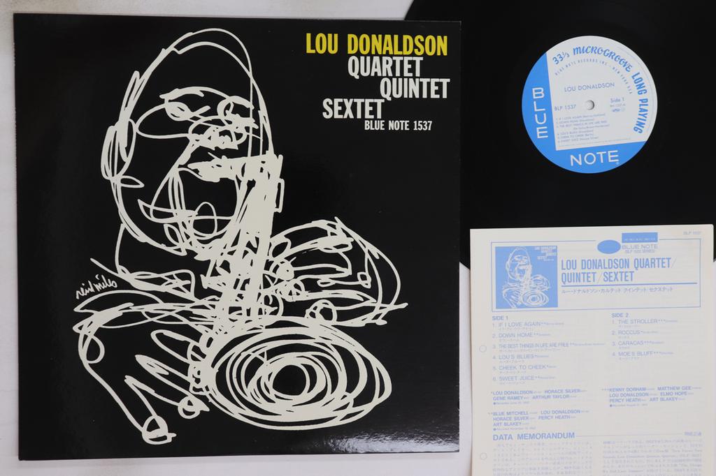 LP Schallplatte LOU DONALDSON - Quartett / Quintett / Sextett BLP1537 BLUE NOTE 1983 Japan Jazz Gebraucht
