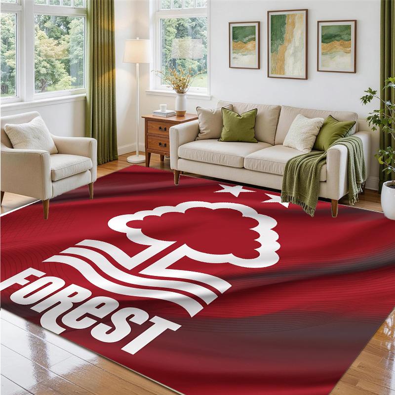 Nottingham Forest Design Kristall-Samt-Teppich Weich Dekorative Matte für Schlafzimmer Eingang