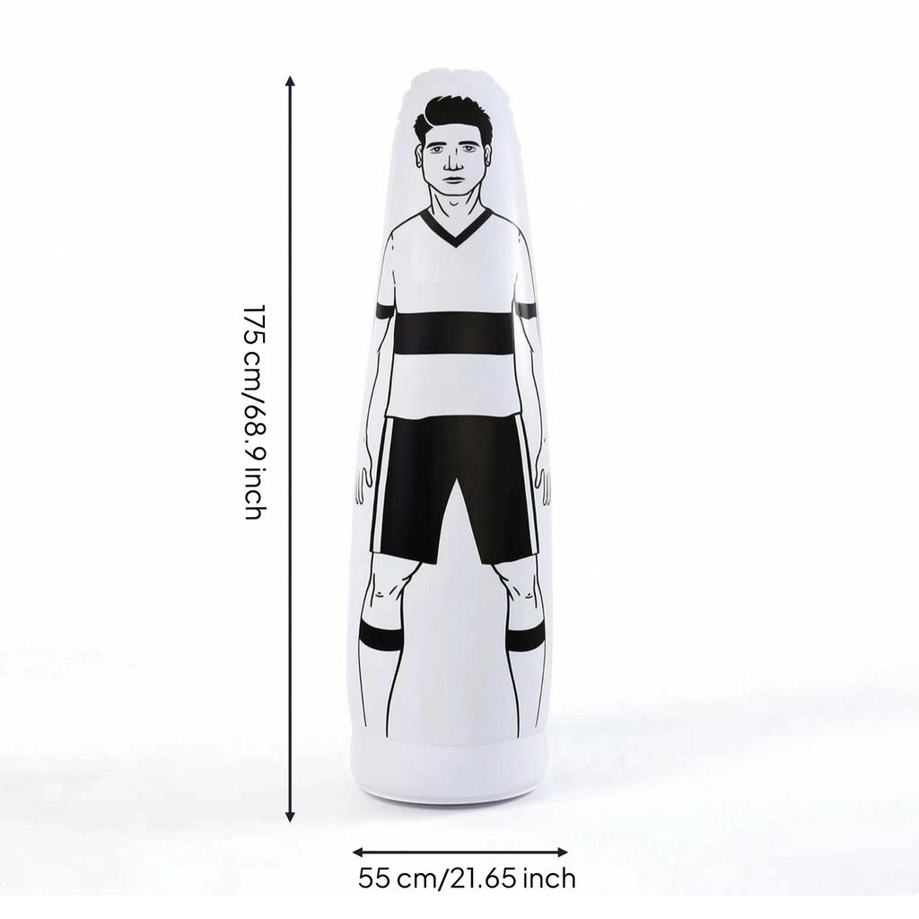 Inflatable Soccer Figure Portable Mannequin Reusable for Backyard