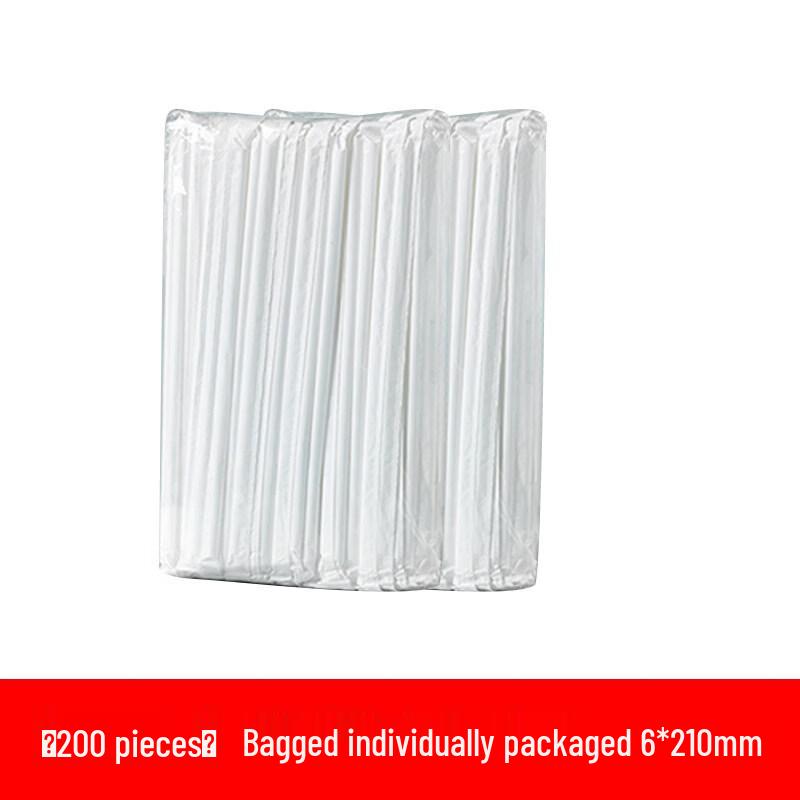 ZISIZ Individually Wrapped Disposable Straws