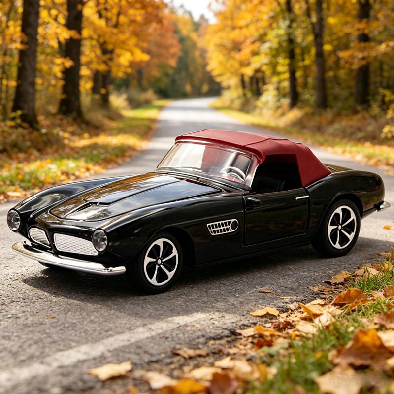 Realistic 1:32 Scale Die-Cast Vintage Car Model, Car Ornament & Kids Educational Toy