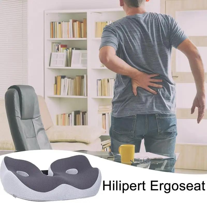 Memory Foam Ergonomic Office Chair Seat Cushion Pain Relief for Coccyx Hemorrhoid Tailbone Prostate Sciatica Pelvic Sores