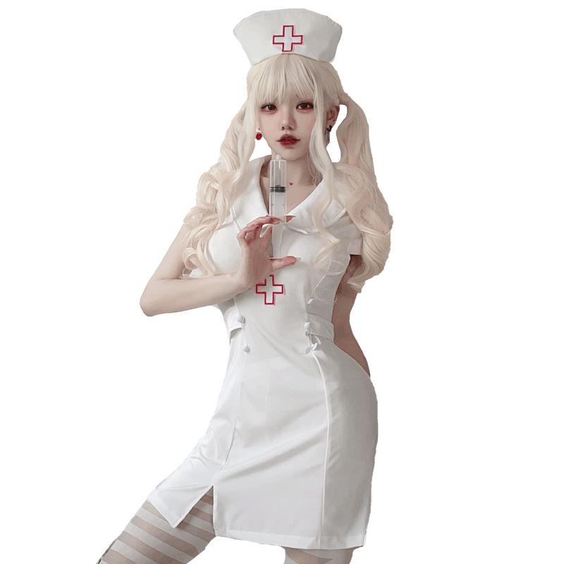 Halloween adult costumes cosplay Nurse Uniform Plus Size Sexy Doctor Cosplay Uniform Party cos Clothing
