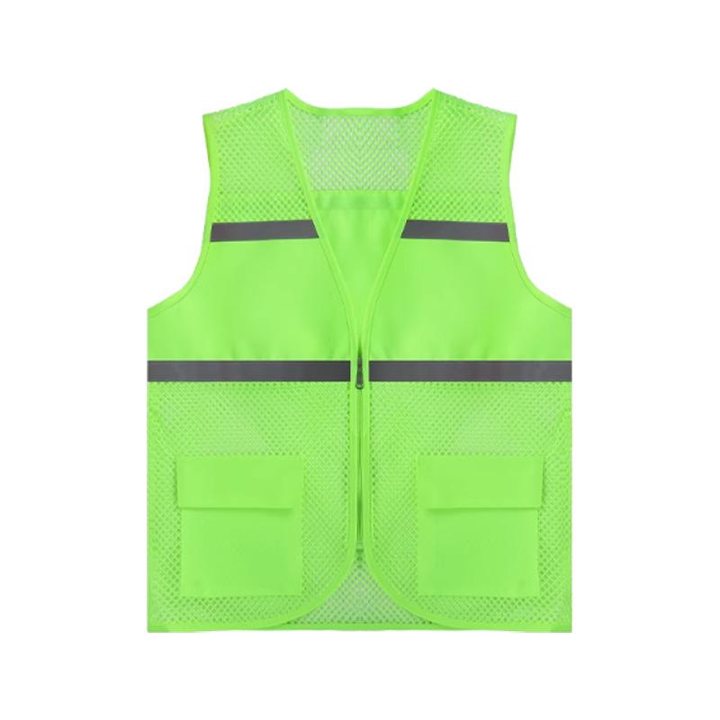 High-Visibility Reflective Vest for Sanitation and Construction Sites