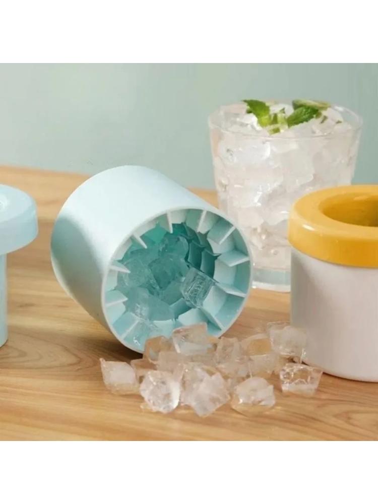 Silicone Ice Cube Mold Round Ice Bucket Summer Homemade DIY Refrigerator Freeze Ice Maker Creative Ice Cube Mold Barware Tools
