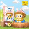 Animal Cat Bricks Constructor Set Micro Building Blocks Children Toy Adult Particle Building Block Dog Mini Toys Home Decoration