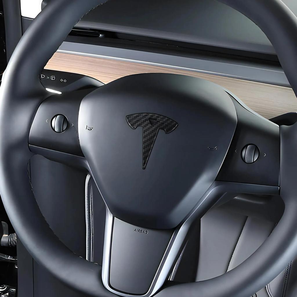 Autoaufkleber Tesla ABS Auto Lenkrad Mittelplakette Aufkleber Innenraum Auto Dekoration Aufkleber für Tesla Model 3 Model S Model X Y