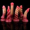 Supersize Stimulation Simulation Gradient Silicone Dildo Female Use Abnormity Simulation Phallus Female Sex Toys Masturbator