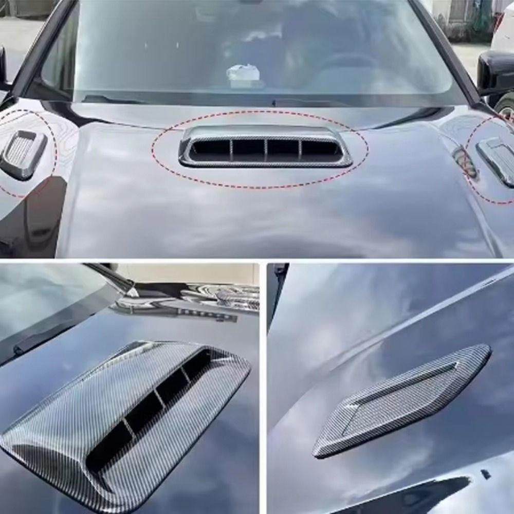 Carbon Fiber Car Air Flow Intake Hood Automobile Air Intake Hood  Auto Exterior Accessories