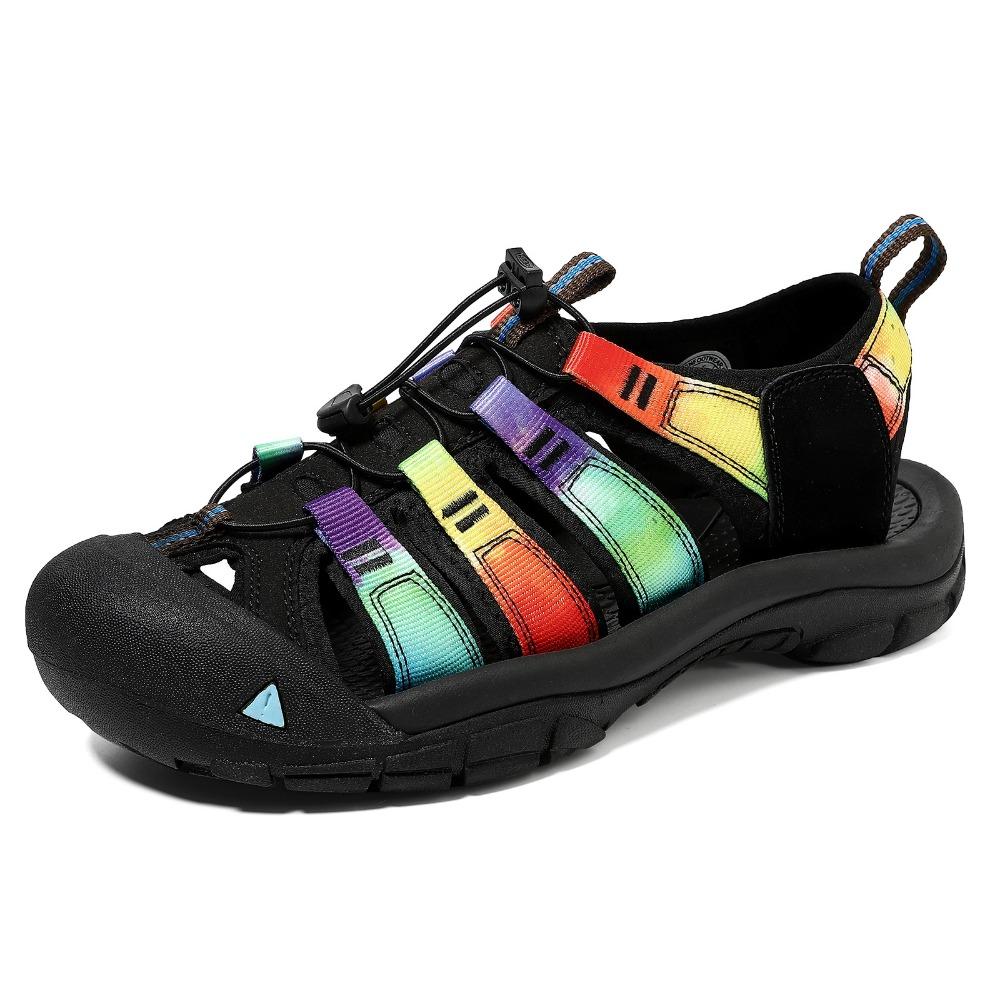 Mens Summer Sandals Thick Sole Outdoor Beach Shoes Cross Border Best Seller Large Size Casual Footwear