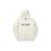 Skechers Letter Embroidery Hooded Pullover Sweatshirt Unisex Sweatshirt Cotton-Candy-White L421U129-0074