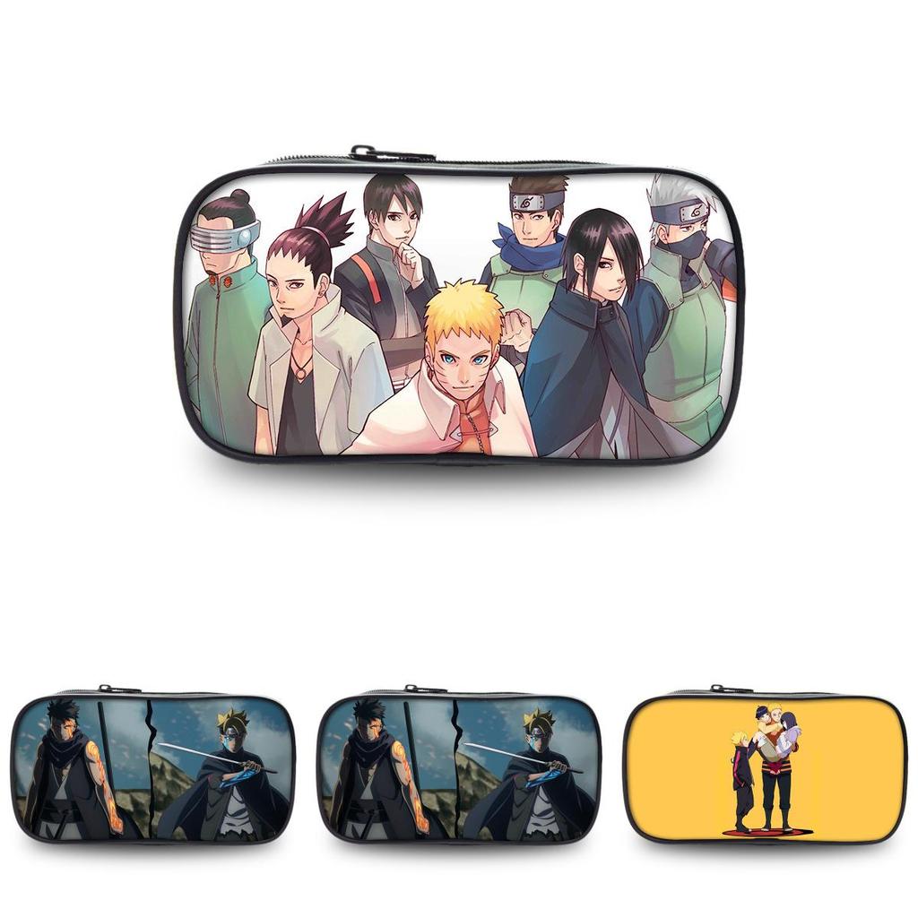 Naruto Boruto Charakter Federmäppchen Große Kapazität Wasserdichtes Nylon Etui Für Schüler