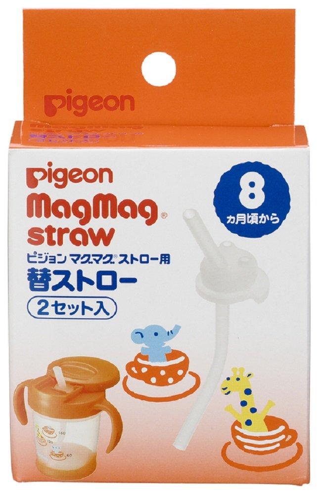 Pigeon MagMag Сменные соломинки для детей от 8 месяцев (Набор 2)