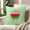 Cartoon Watermelon Fun Pillowcase Toon Gift Cushion Cover Bedroom Home Sofa Chair Seat Decor Pillow Case