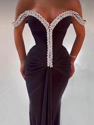 Európske a Americké Bandážové Večerné Šaty s Kamienkami – Elegantné High-End Párty Šaty