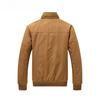 Flight Jacket Cotton-padded Jacket Men's Fleece Warm Down Jacket Fashionable Stand-up Collar Cotton-padded Jacket Plus-size Cotton-padded Jacket