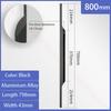 NAIERDI 800mm Aluminum Alloy Long Furniture Handles Black Hidden Cabinet Handle Cupboard Pulls Drawer Knobs Door Hardware