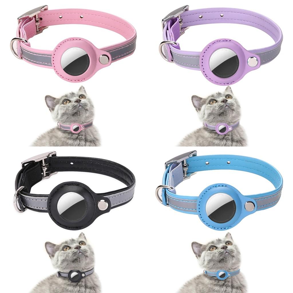 Collar Airtag Cat Reflective Anti Lost Tracker With Gps For Outdoor Pet Safety