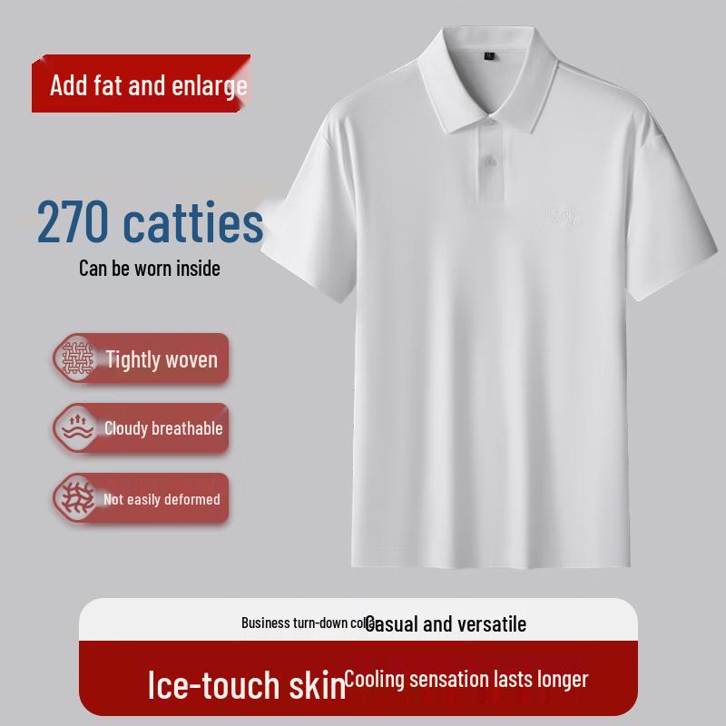 Dibinze Men s Plus Size Quick-Dry Polo Shirt XL
