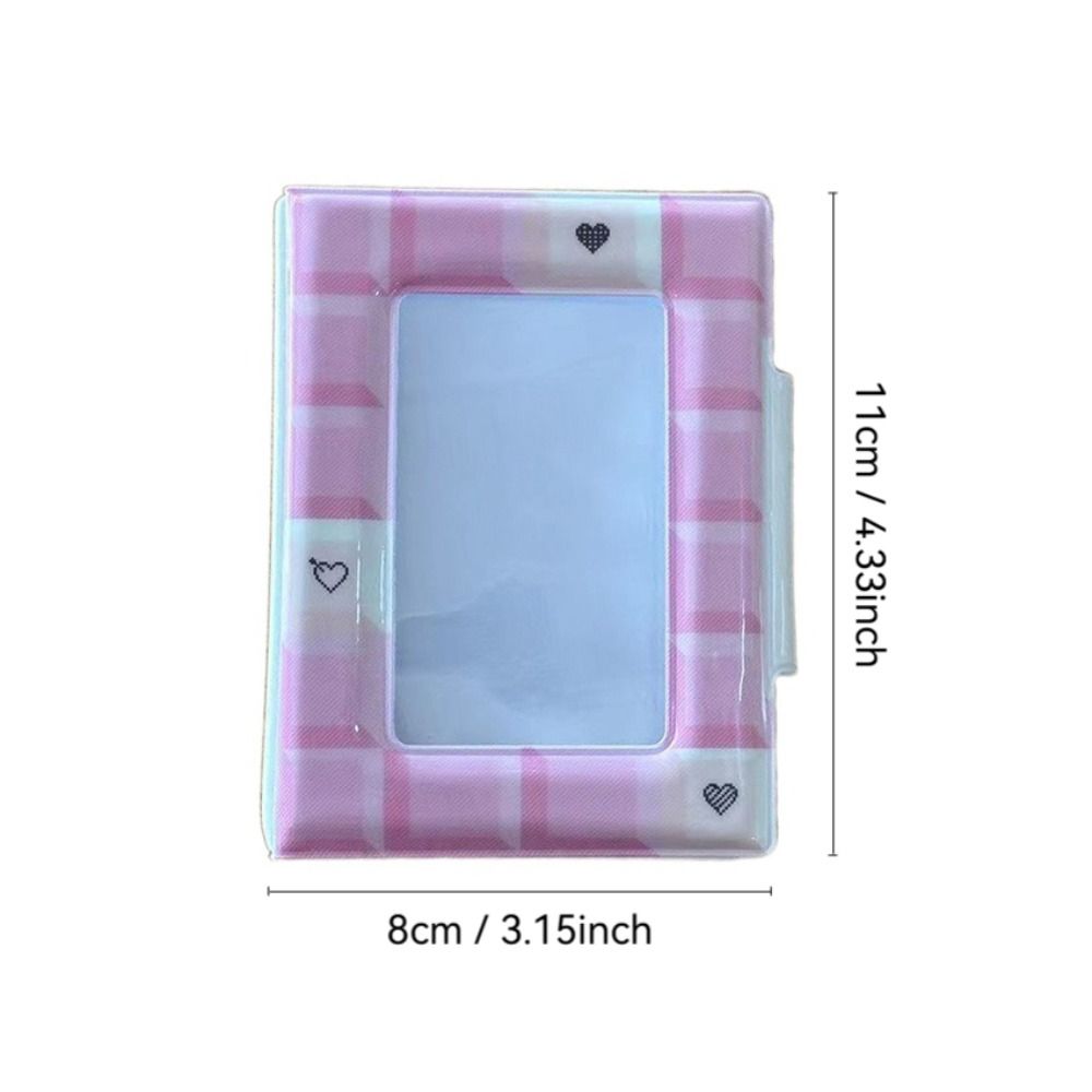Cute 3 inch Kpop Album 32 Pockets Mini Photocard Holder Gift Chocolate Idol Photo Holder