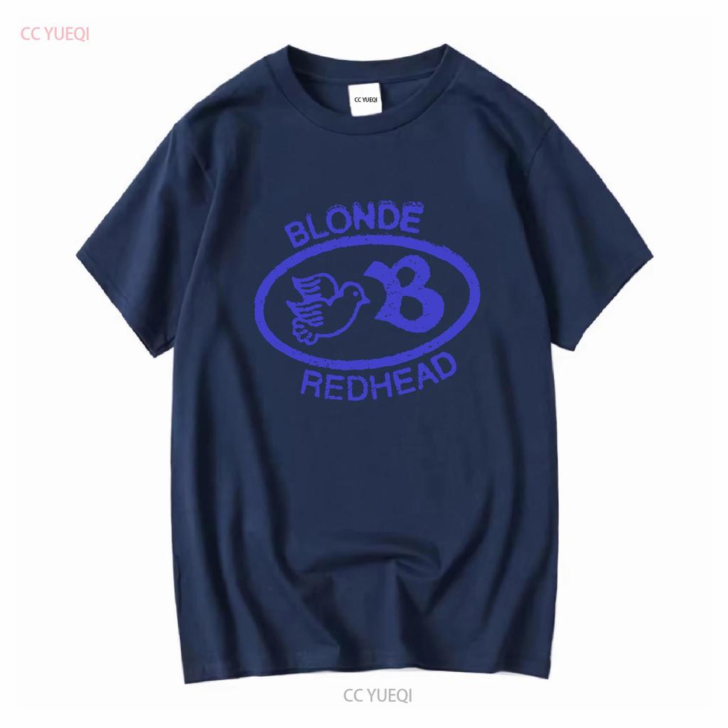 Blonde Redhead Band Logo T Shirt Tour Rock Music Long or Short Sleeves Vintage Washed Comfortable Casual Streetwear Slightly