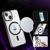 Electroplated Acrylic Magnetic Case for iPhone 14 Pro Max/15 - 2-in-1 Protective Cover