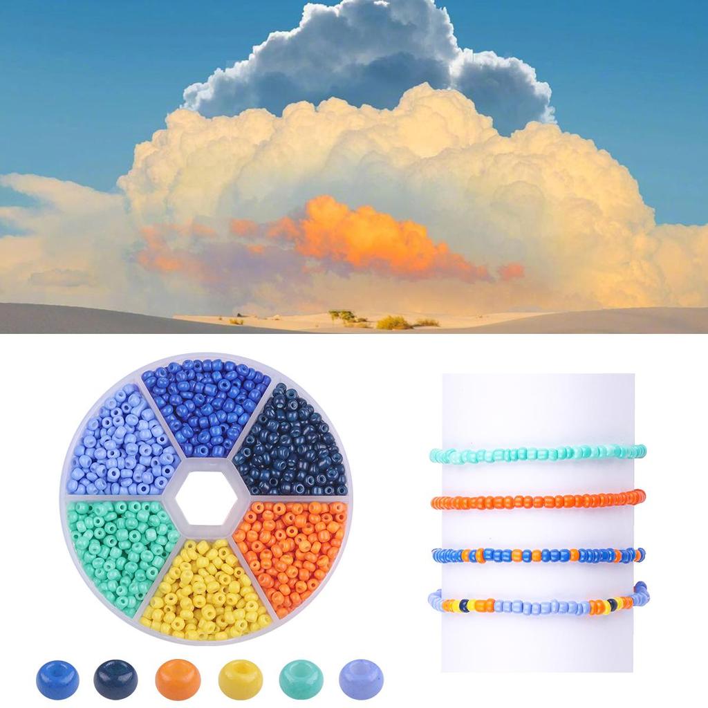 1 set/pungă 3mm vopsea de copt, culoare solidă, mărgele de mei, bricolaj, brățară, colier, cercei, accesorii pentru bijuterii