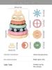 Popular Baby & Toddler Frog Stacking Toy - Early Education Puzzle & Building Blocks