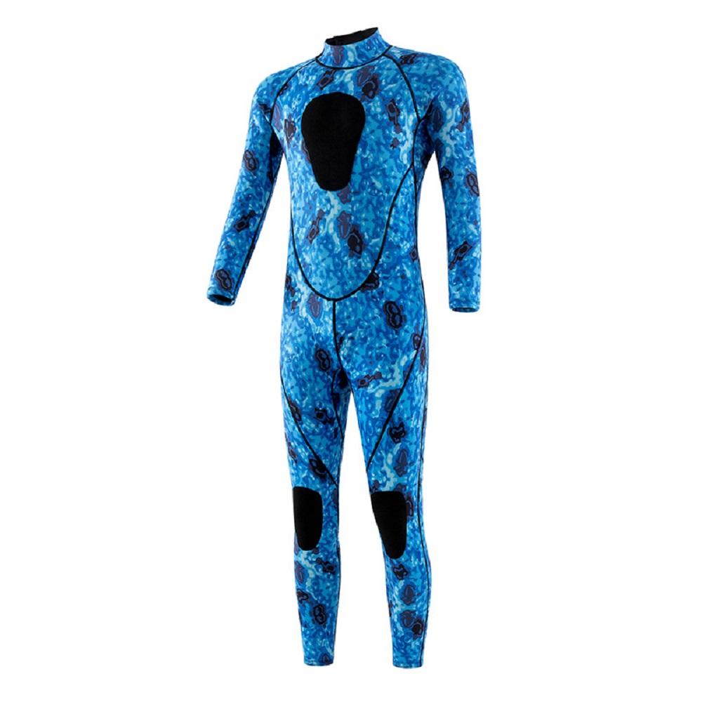3mm Spearfishing Neoprenanzüge Angeln Tauchen Surfen Schnorcheln Kajakfahren Camouflage Erwachsene Ganzkörper Thermo Warmhalten
