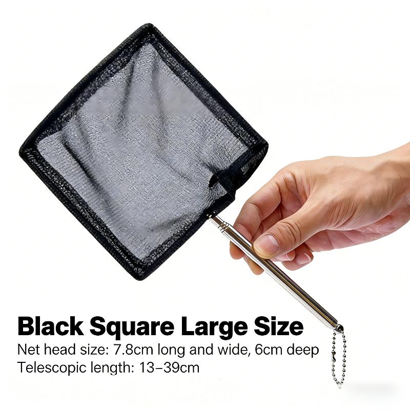 Fishing Landing Net Rustproof Corrosion Resistant Stainless Steel Fishing Net For Catchin Fish Shrimp Tank Aquarium Accessories