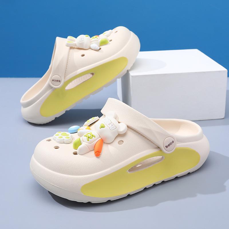 Colorful And Adorable Kids Soft Bottom Eva Slipon Shoes Nonslip Casual Sandals