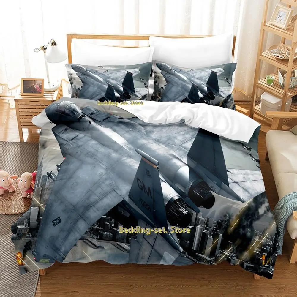 Spiel Ace Combat Bettwäscheset Einzelbett Twin Full Queen King Size Bettset Erwachsener Kind Schlafzimmer Bettbezugsets camas dormitorio