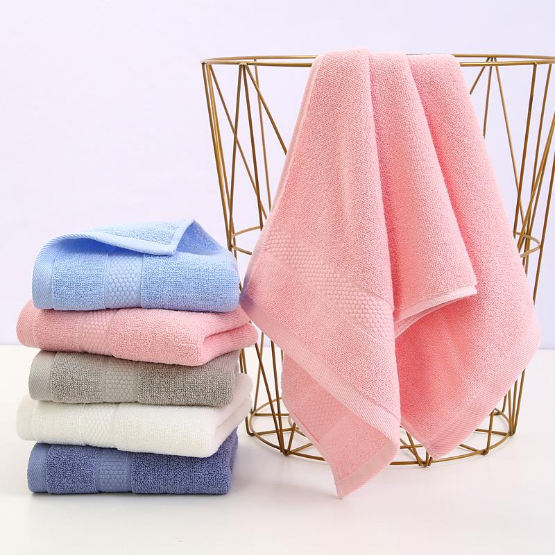 pure cotton towel, plain candy cover towel, thickened cotton towel bath towel