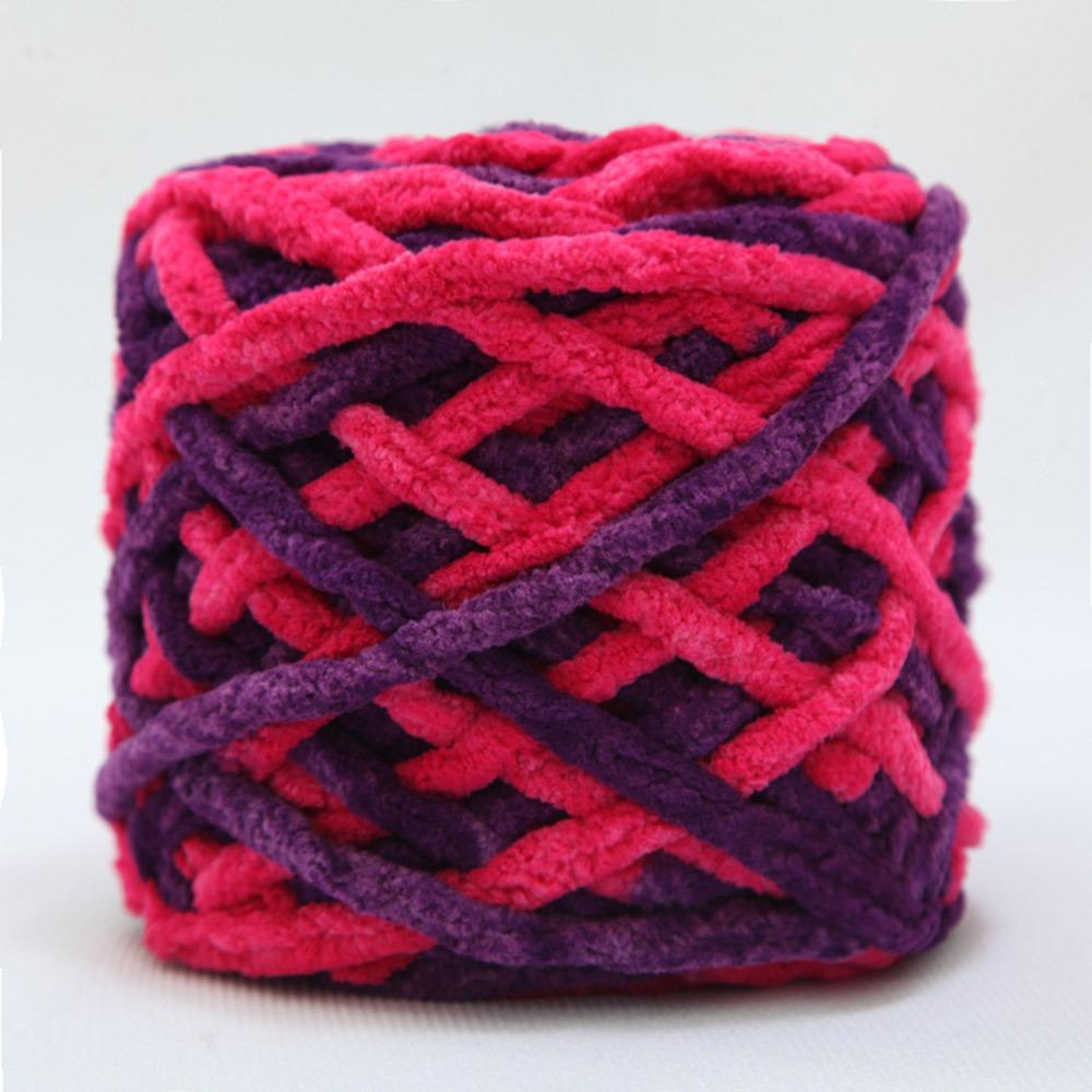 Soft Wool Crochet Yarn Knitting Braided Yarn DIY Woven Thread