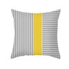 Yellow Geometric Simple Pattern Decorative Pillowcase Cushion Pillowcase Bedding Decoration